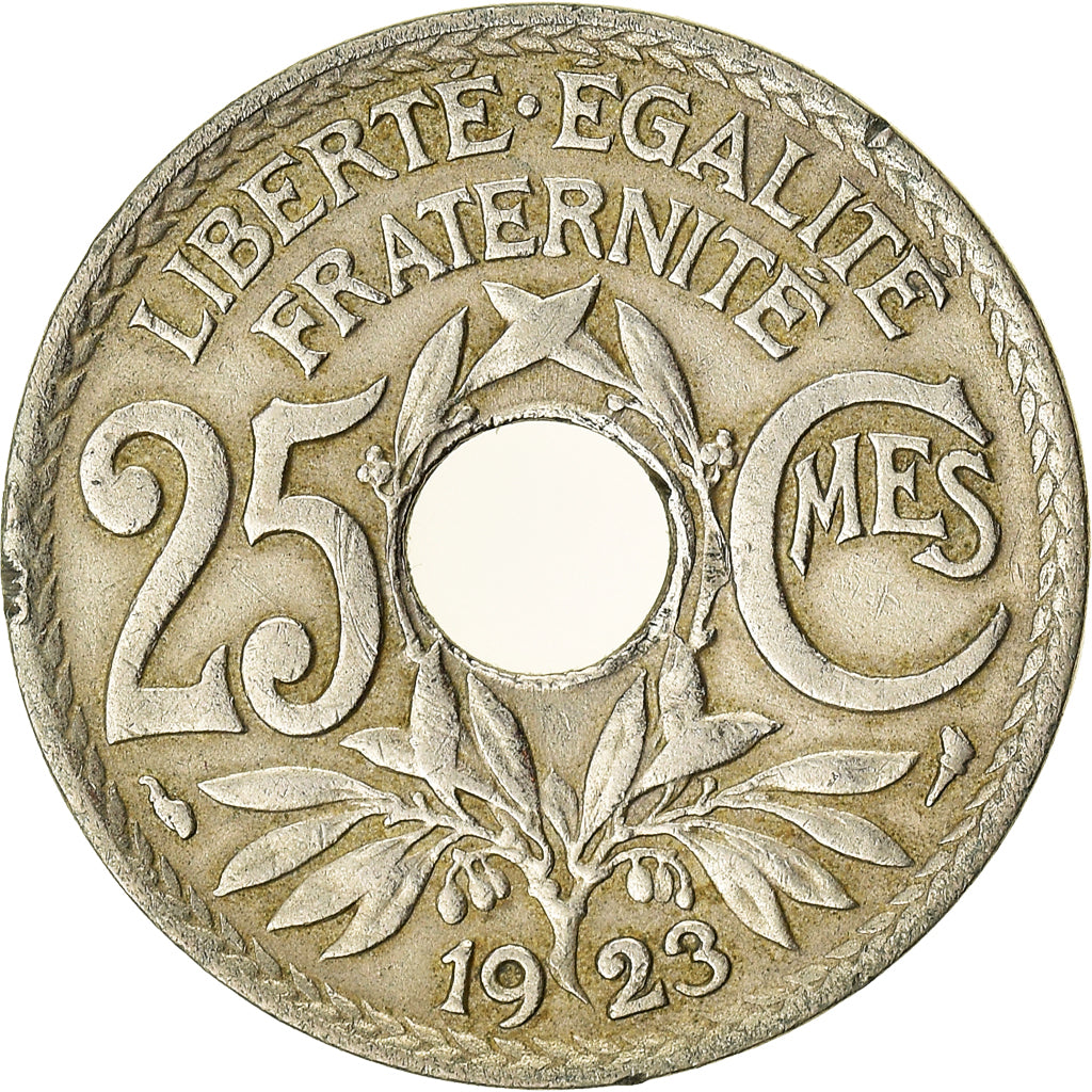 Munten, Frankrijk, 25 Centimes, 1923