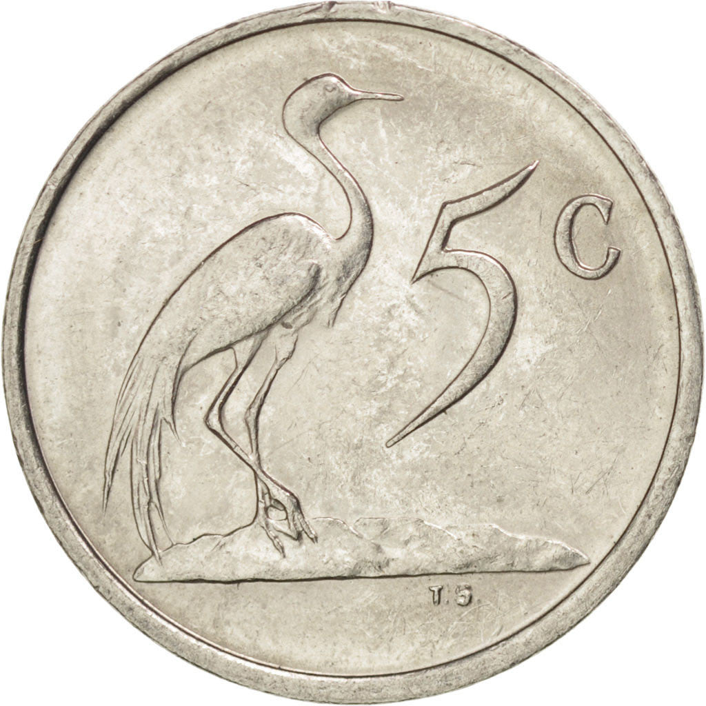 Coin, South Africa, 5 Cents, 1984, MS(63), Nickel, KM:84