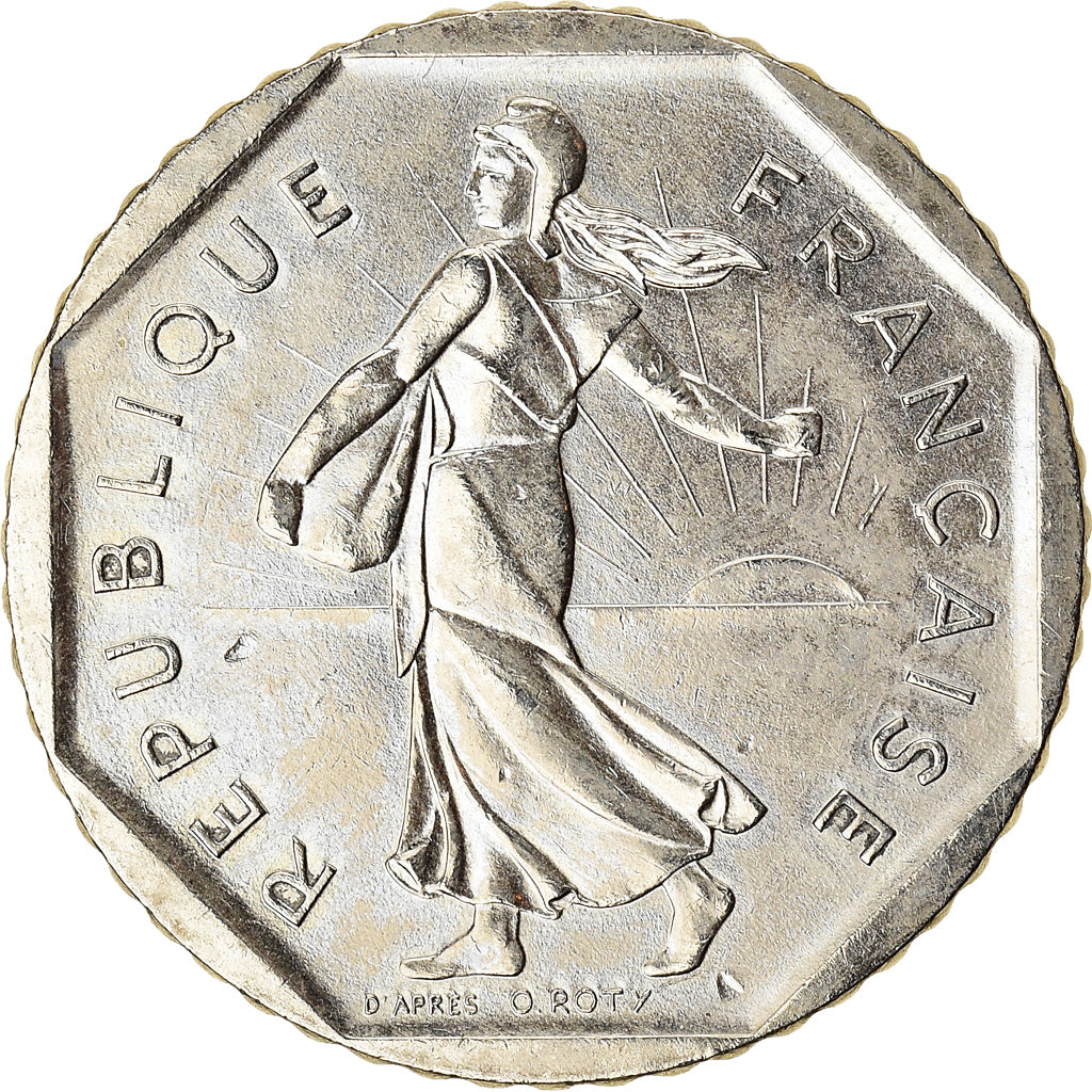 Moeda, França, 2 Francs, 1981