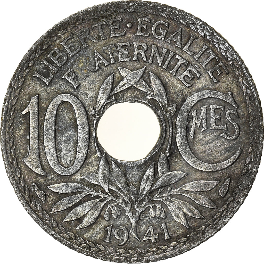 Moneda, Francia, 10 Centimes, 1941