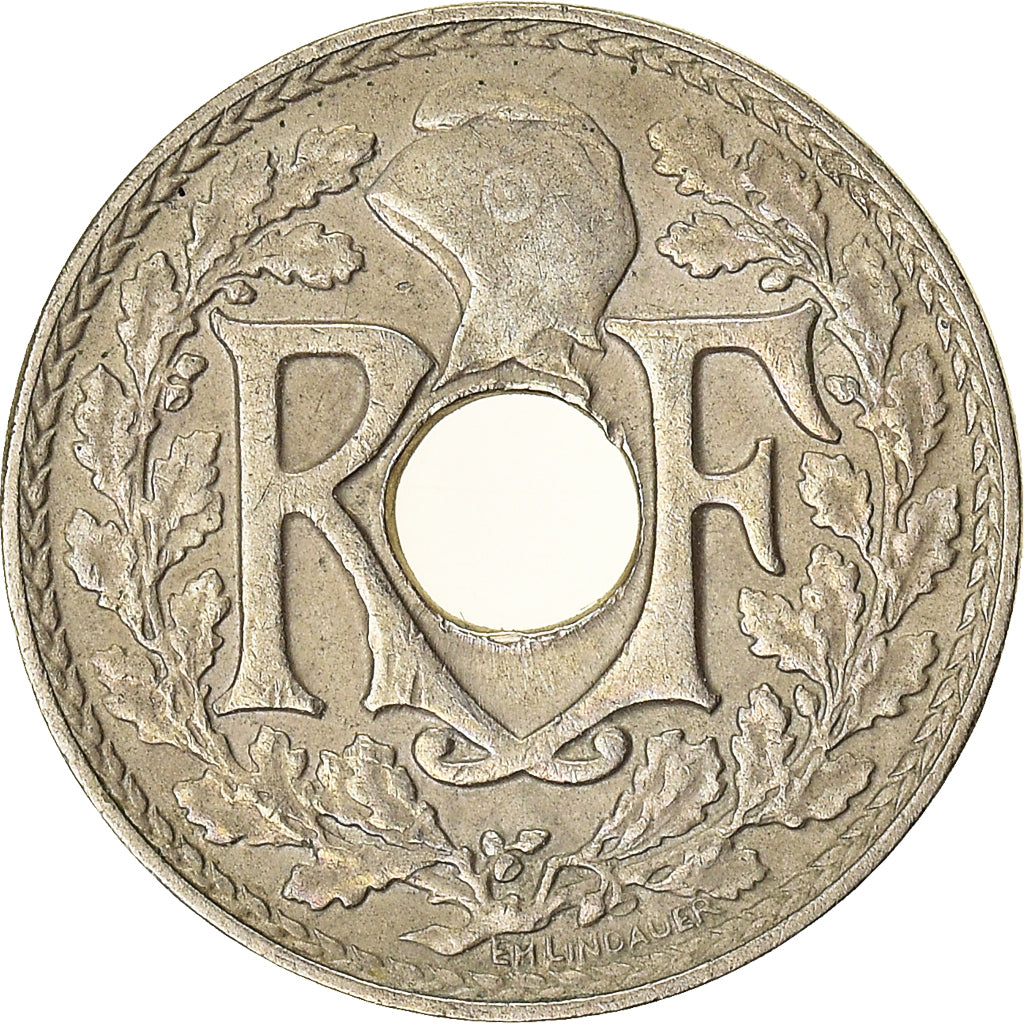 Moeda, França, 5 Centimes, 1938
