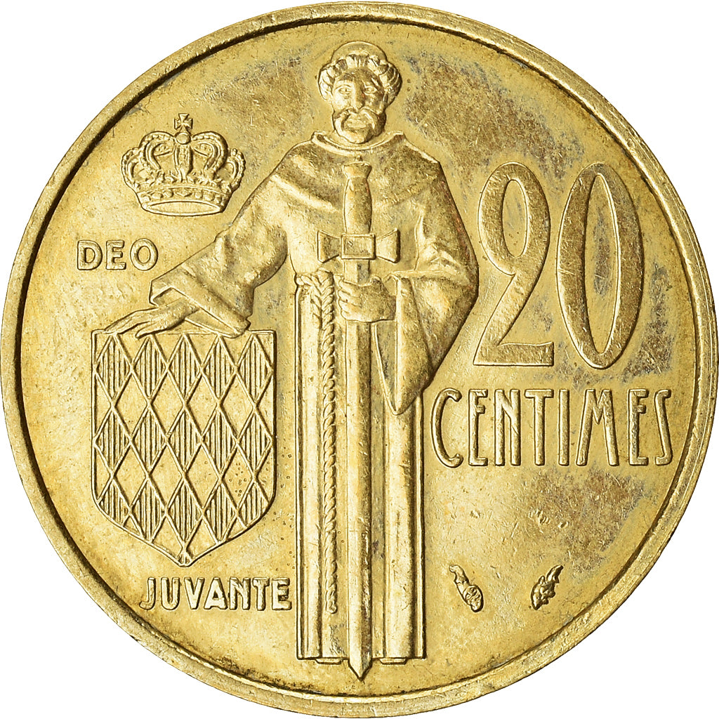 Moneta, Monaco, 20 Centimes, 1978