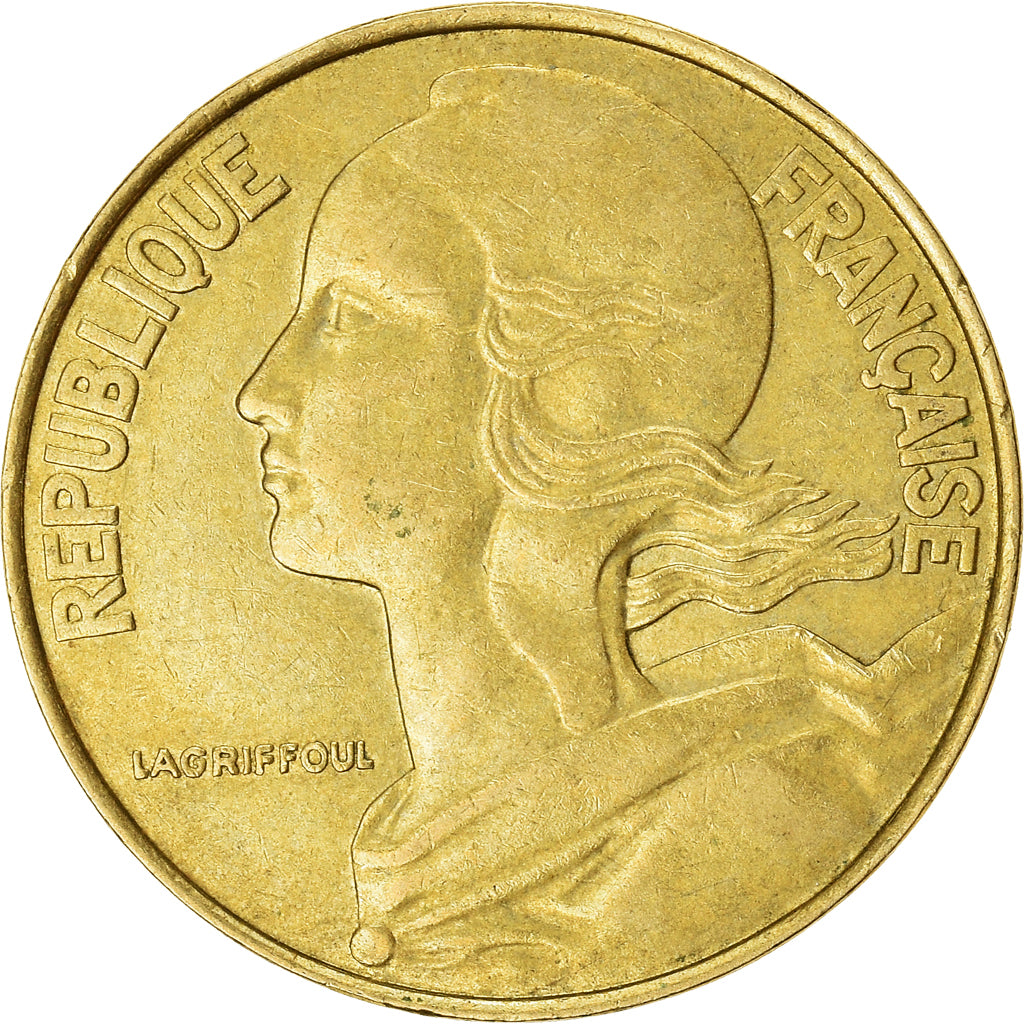 Moneda, Francia, 20 Centimes, 1989