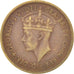 BRITISH WEST AFRICA, Shilling, 1952, KM #28, EF(40-45), Tin-Brass, 5.61