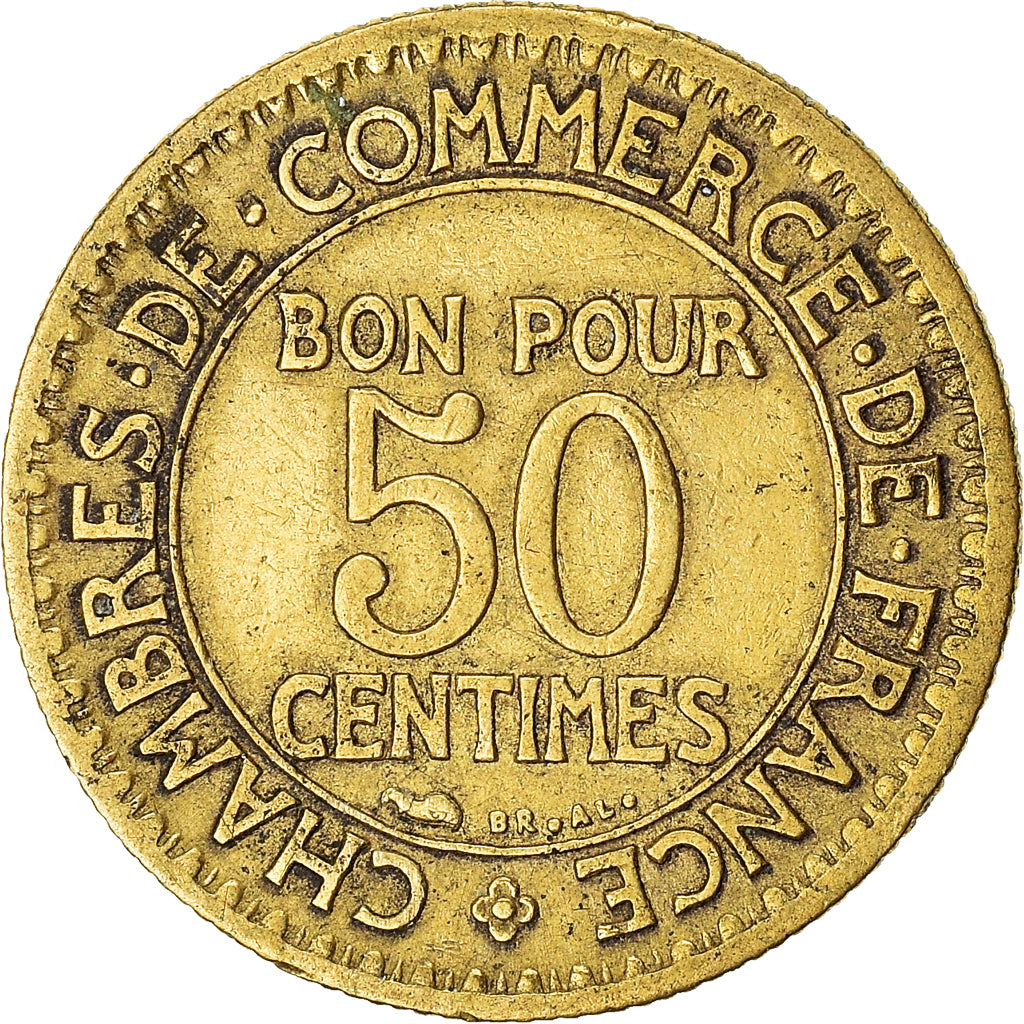 Moneta, Francja, 50 Centimes, 1921