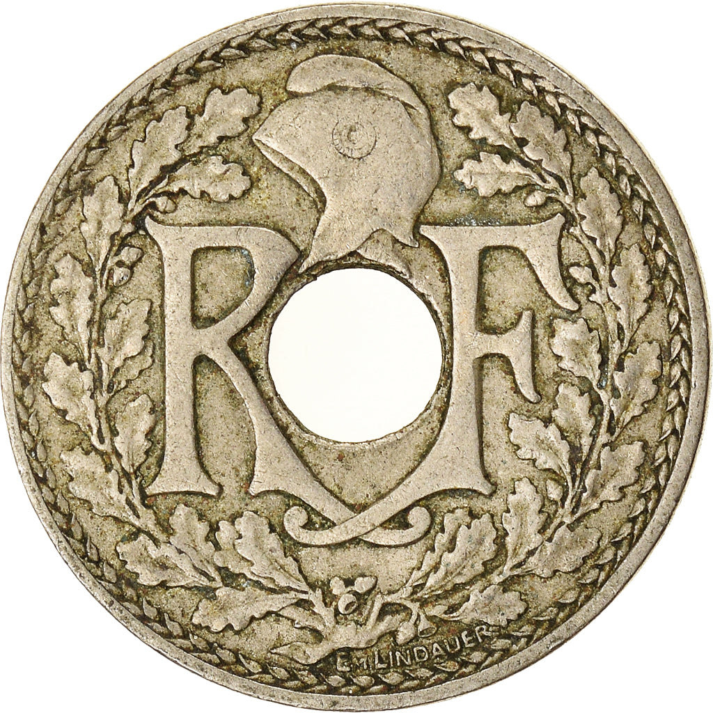 Moneta, Francja, 10 Centimes, 1917