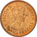 MAURITIUS, Cent, 1971, KM #31, AU(55-58), Bronze, 17.8, 1.95