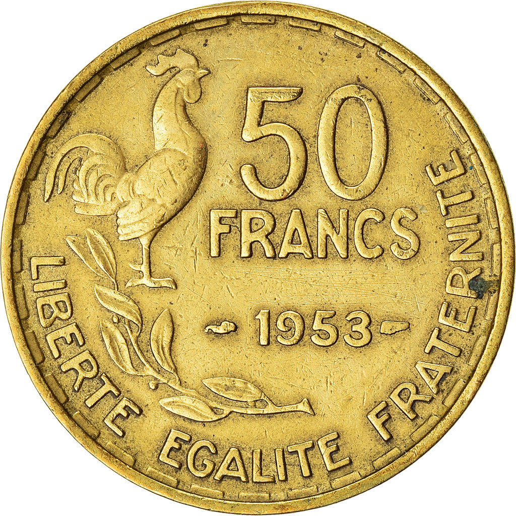 Coin, France, 50 Francs, 1953
