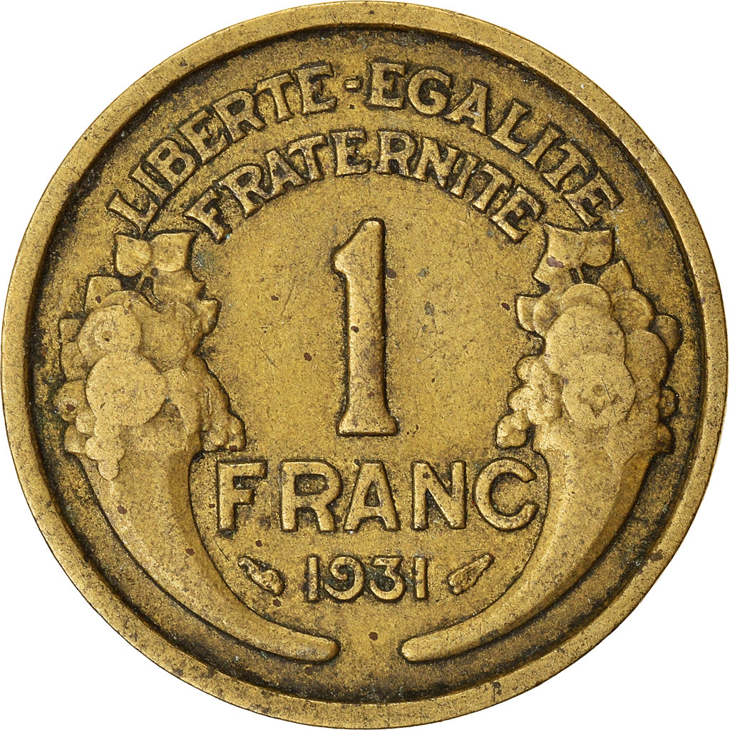 Moneta, Francja, Franc, 1931