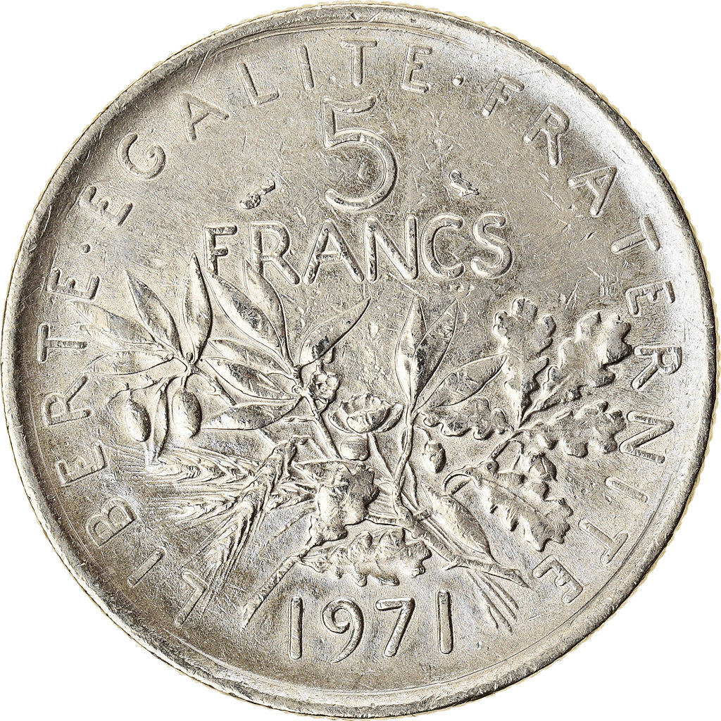 Coin, France, 5 Francs, 1971