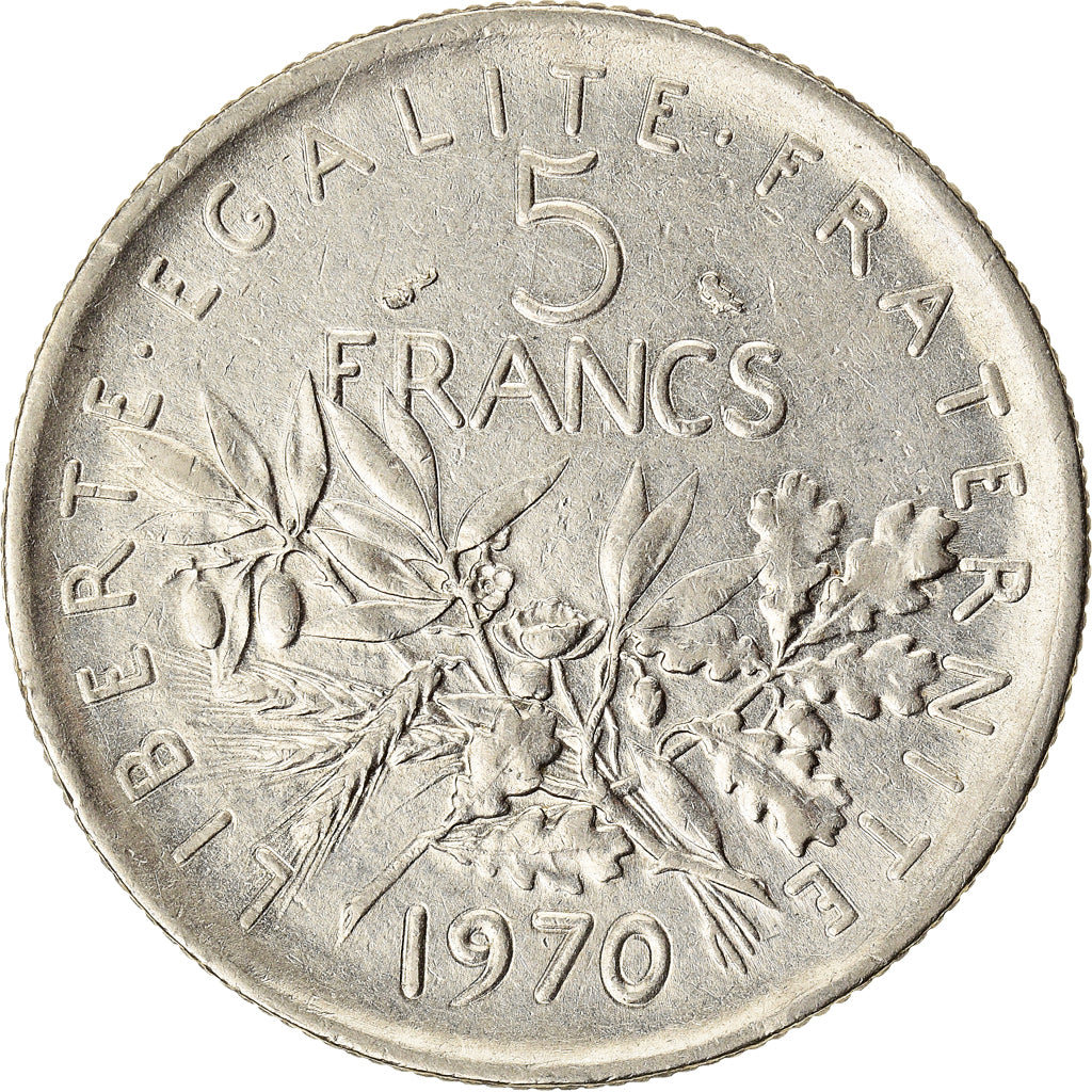 Coin, France, 5 Francs, 1970