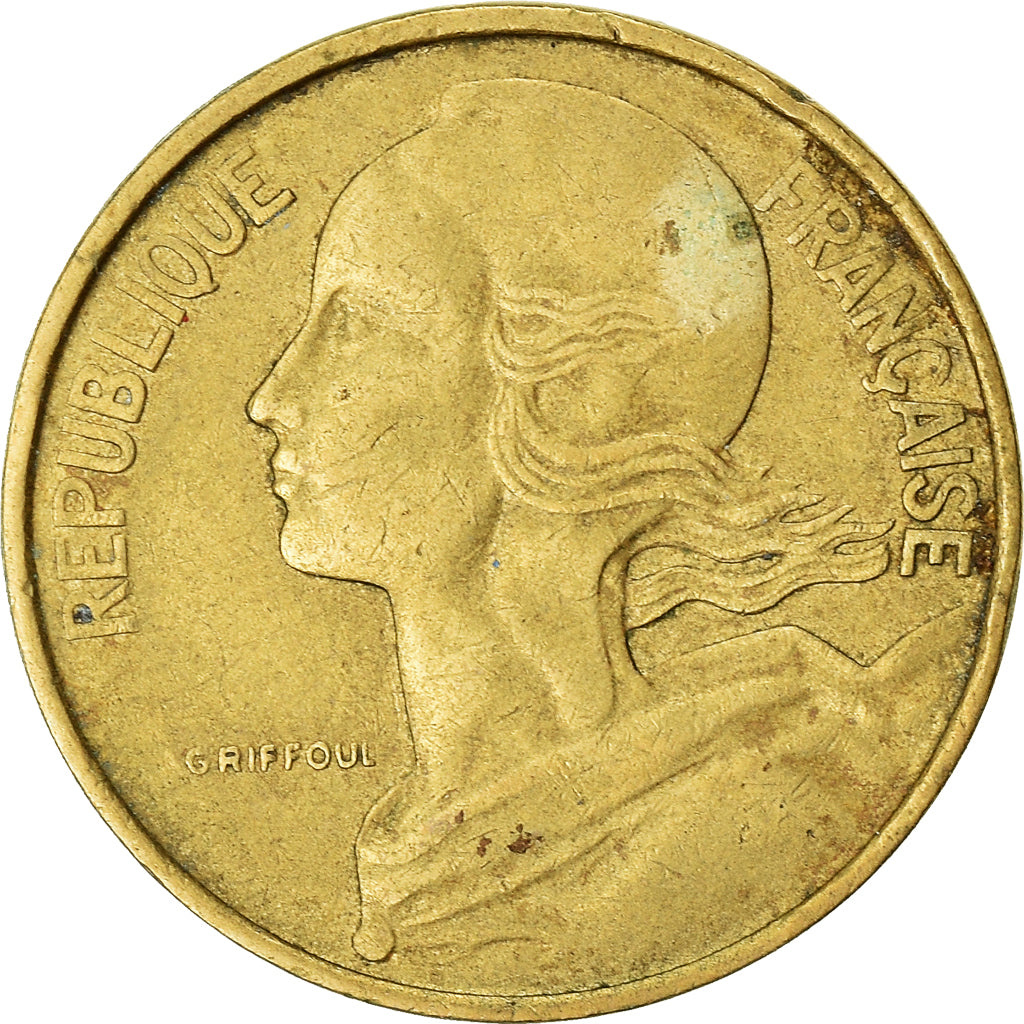 Munten, Frankrijk, 10 Centimes, 1969