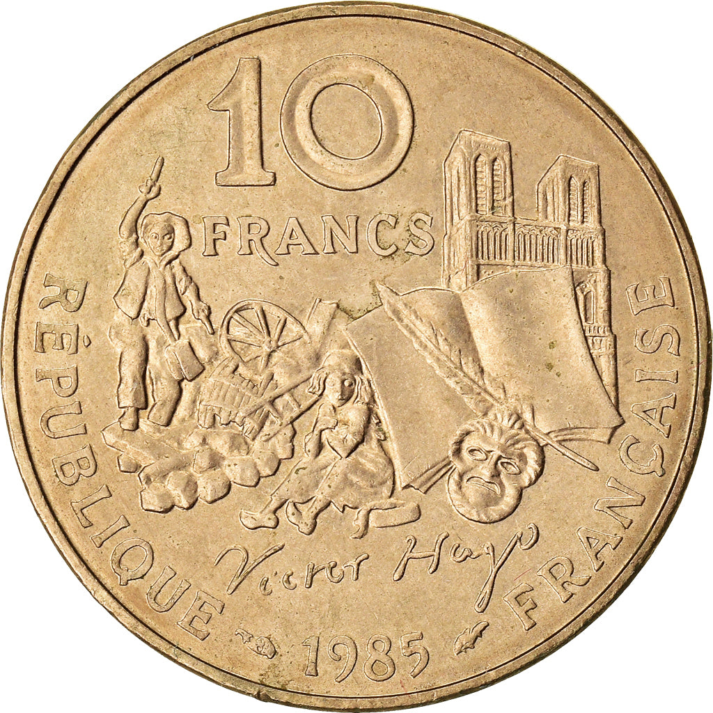 Moneda, Francia, 10 Francs, 1985