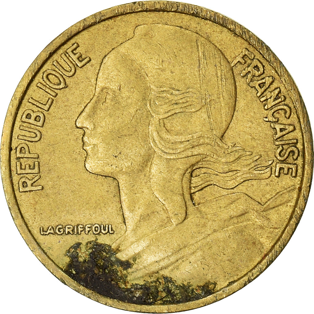 Coin, France, 5 Centimes, 1969