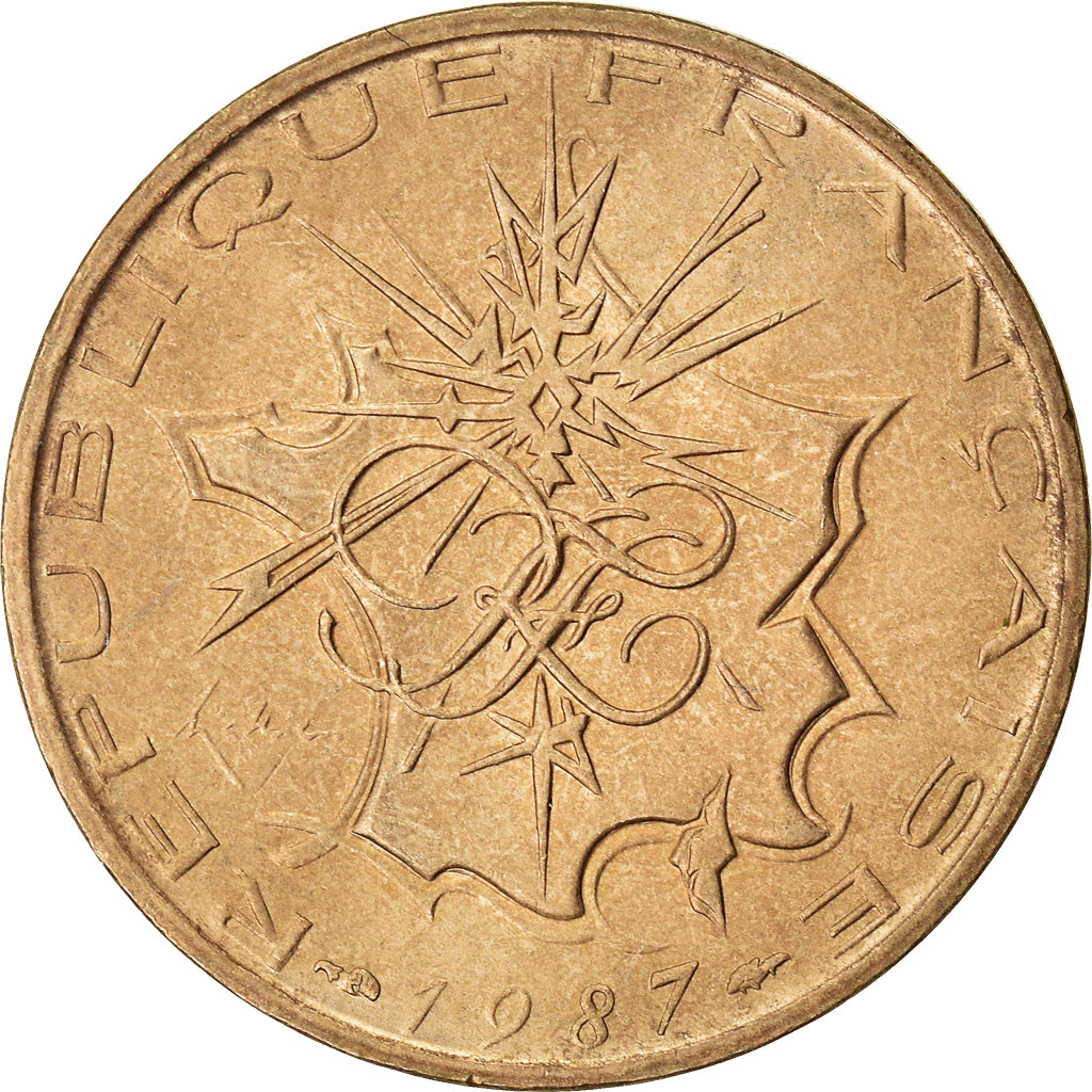 Munten, Frankrijk, 10 Francs, 1987