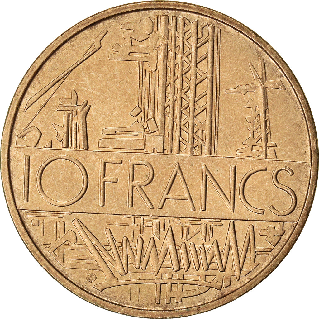 Munten, Frankrijk, 10 Francs, 1987