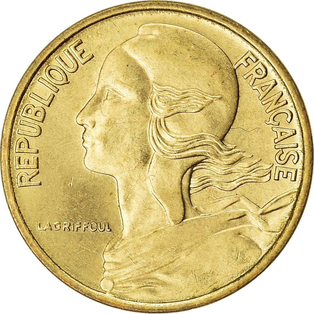 Coin, France, 5 Centimes, 1985