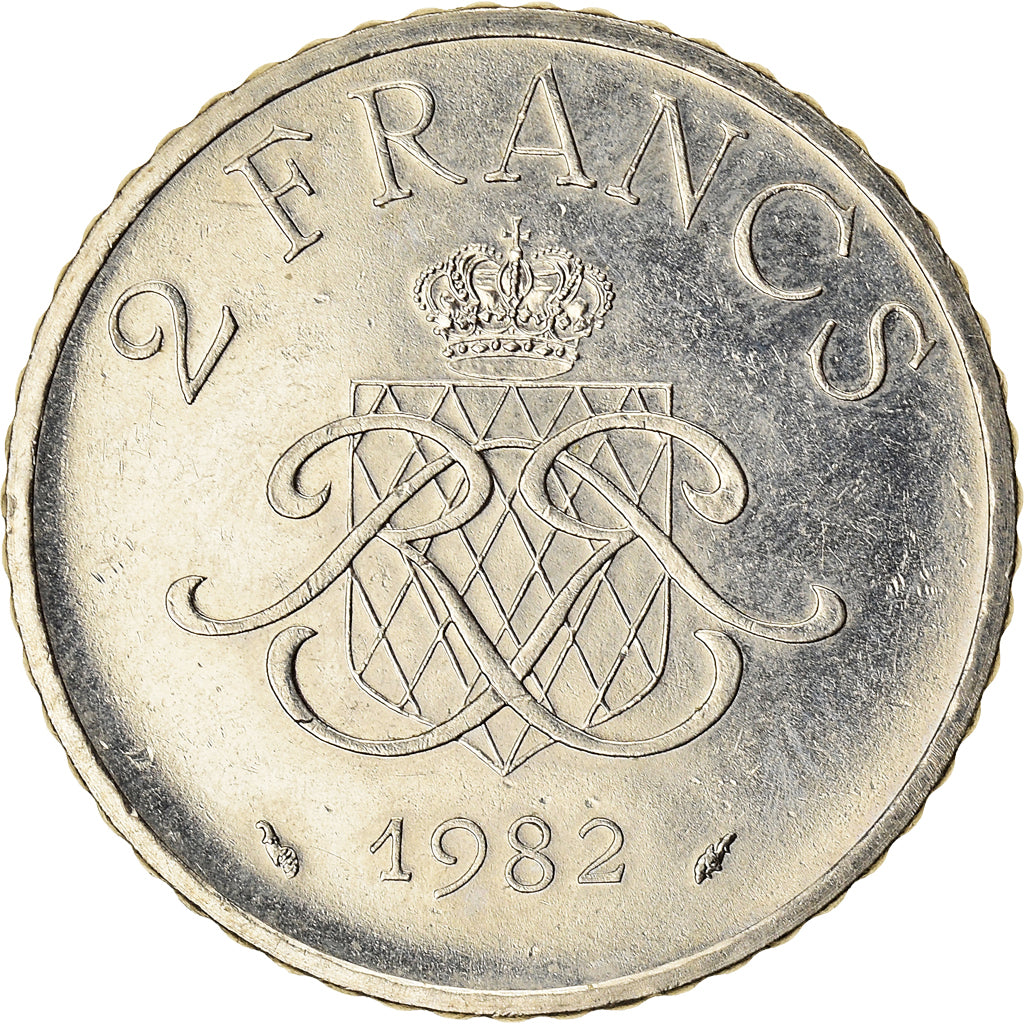 Moneta, Monaco, 2 Francs, 1982