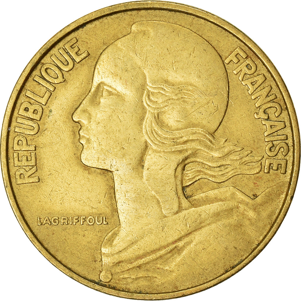 Coin, France, 20 Centimes, 1971