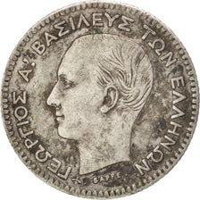 GREECE, 20 Lepta, 1874, Paris, KM #44, VF(30-35), Silver, 0.96