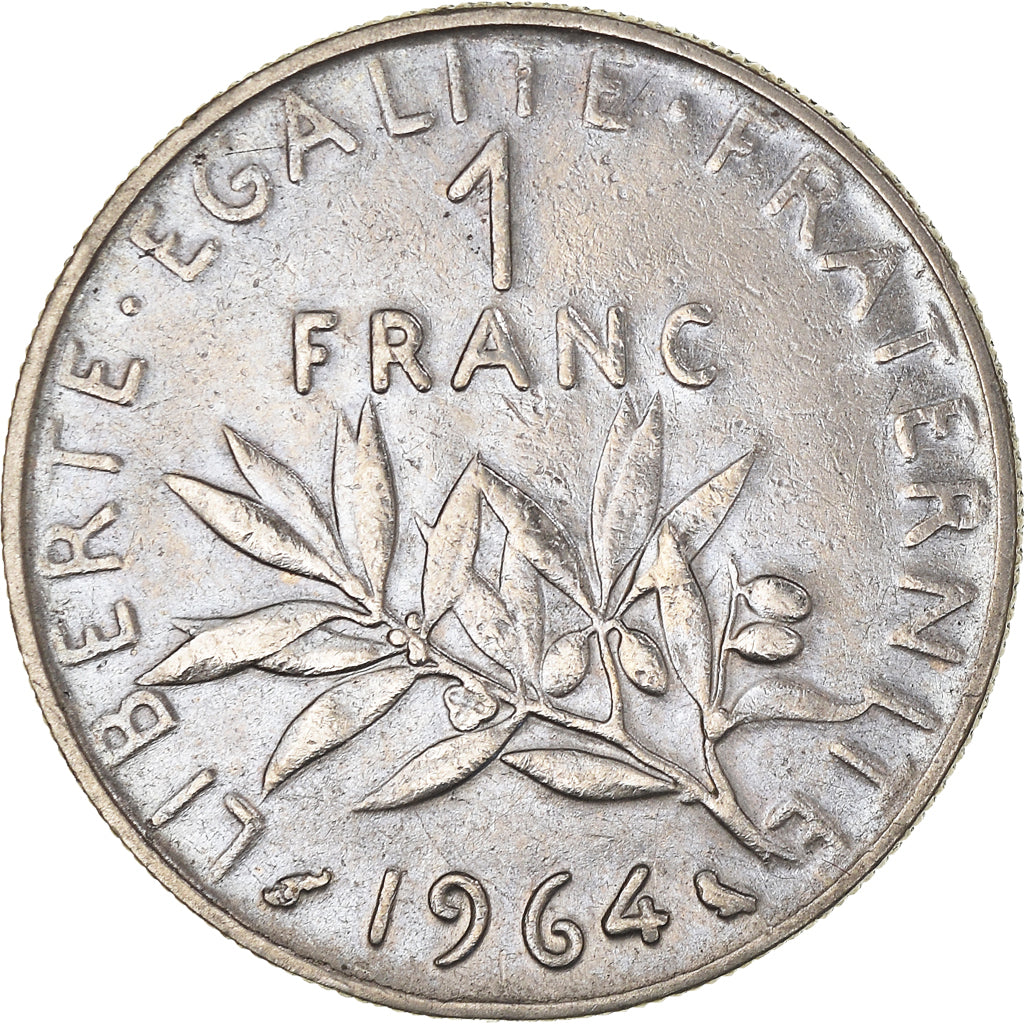 Münze, Frankreich, Franc, 1964