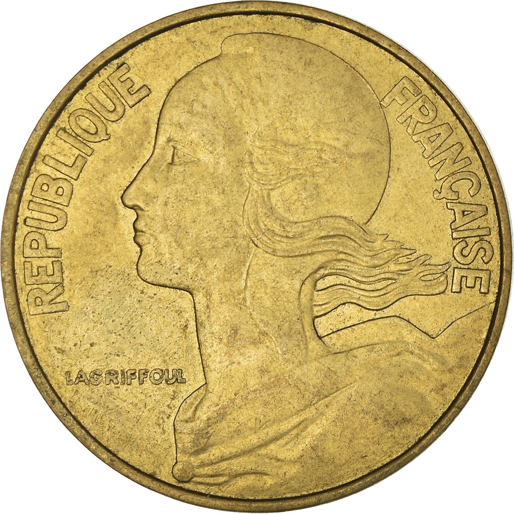 Moeda, França, 20 Centimes, 1980