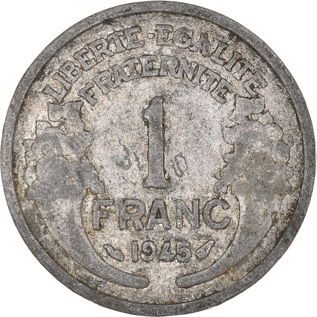 Coin, France, Franc, 1945
