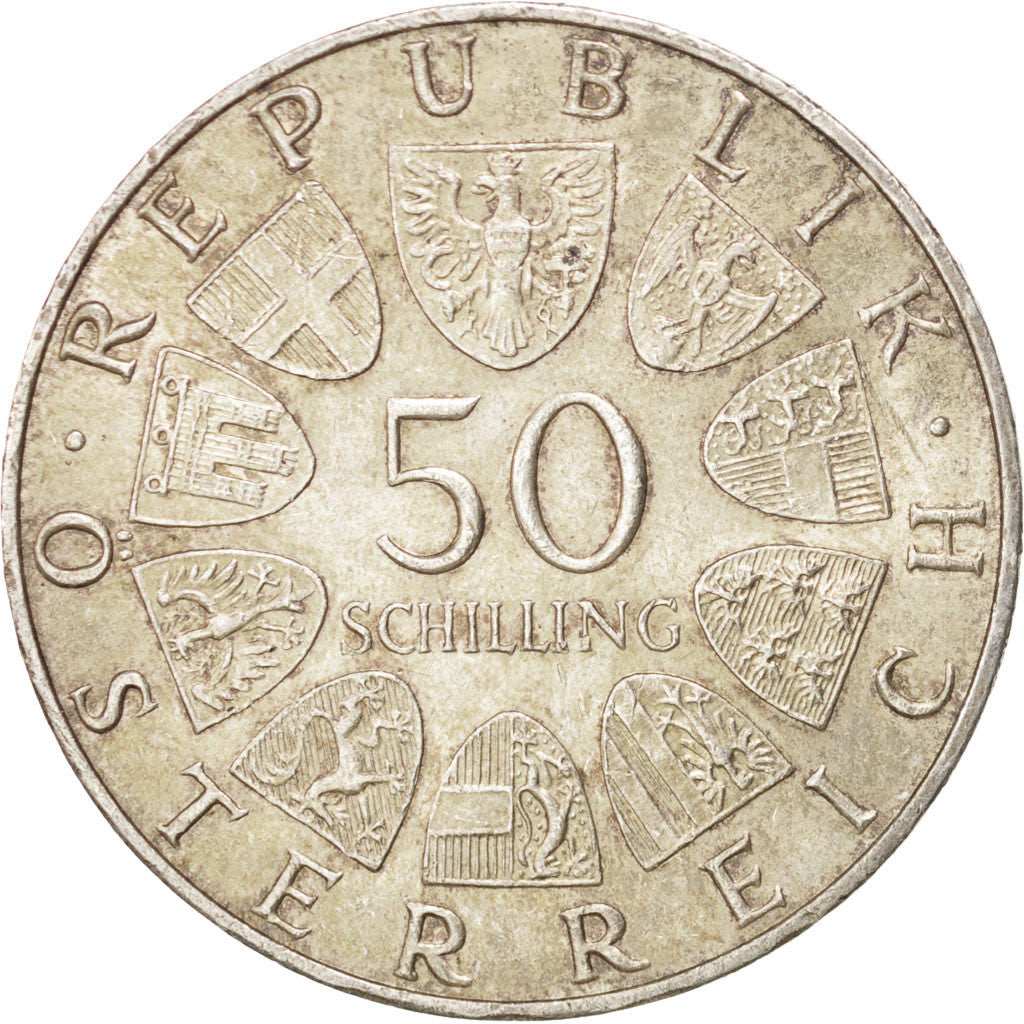 Moneta, Austria, 50 Schilling, 1970, SPL-, Argento, KM:2909