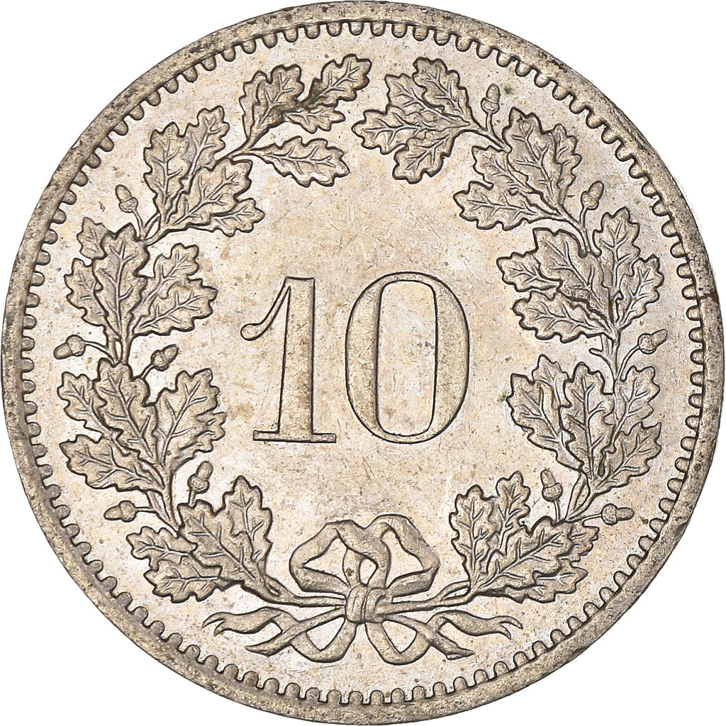 Münze, Schweiz, 10 Rappen, 1982