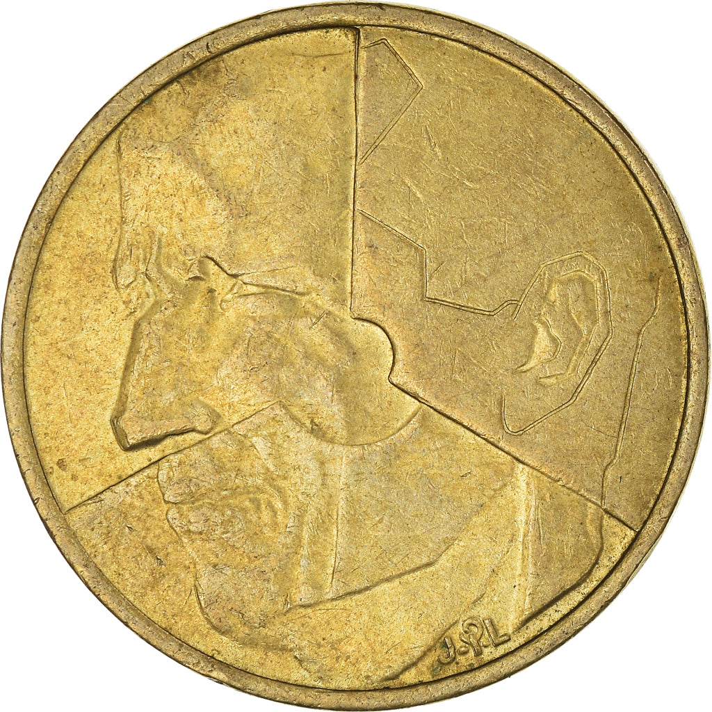 Coin, Belgium, 5 Francs, 5 Frank, 1986