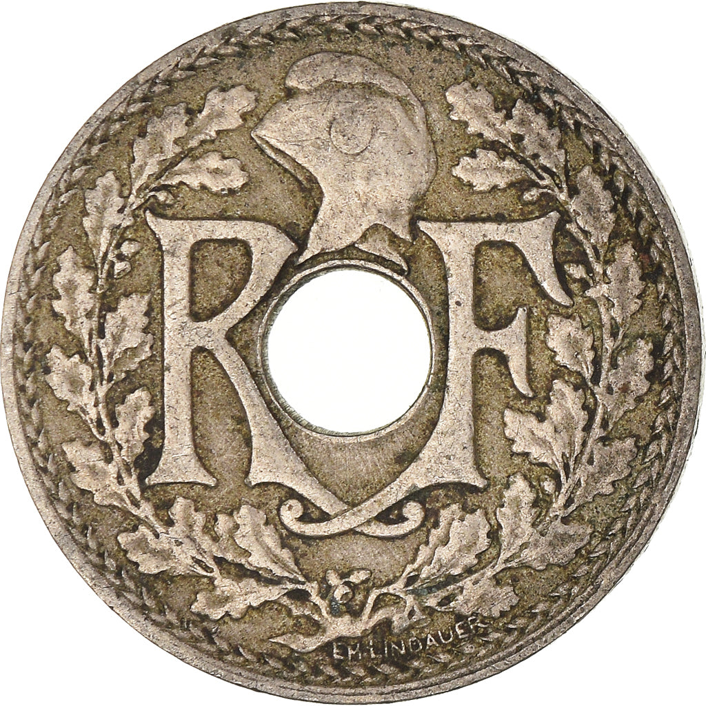Moneda, Francia, 5 Centimes, 1917