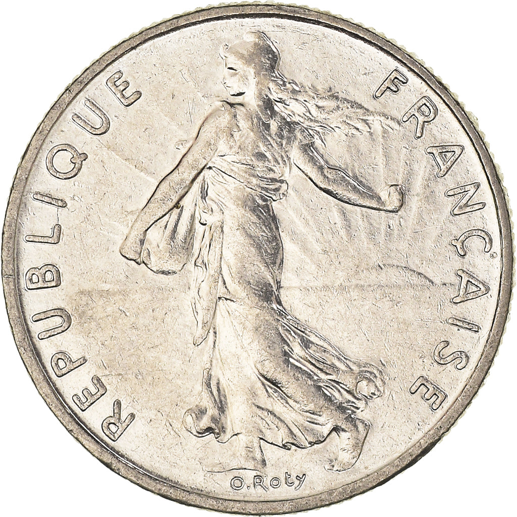 Moneta, Francia, 1/2 Franc, 1991