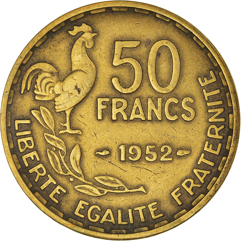 Munten, Frankrijk, 50 Francs, 1952