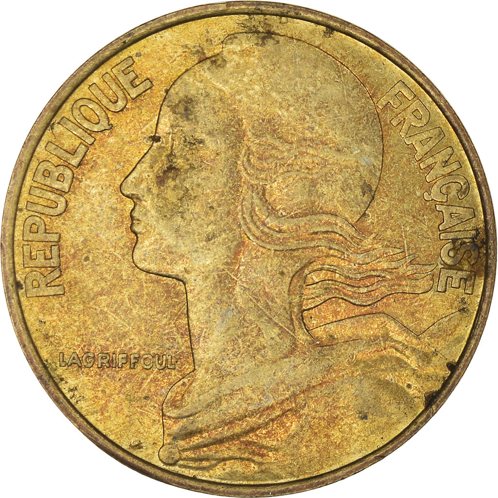 Moneda, Francia, 20 Centimes, 1987