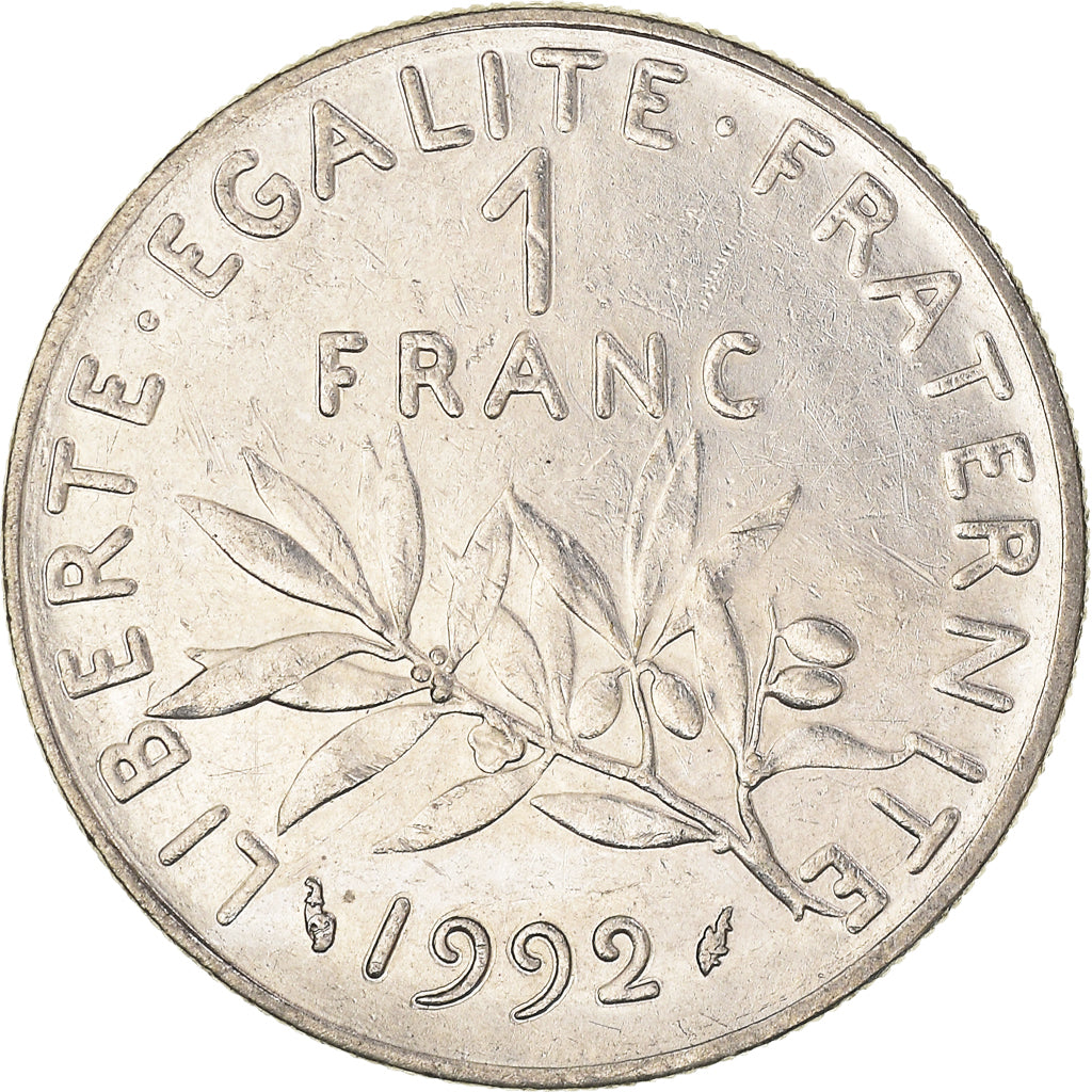 Munten, Frankrijk, Franc, 1992