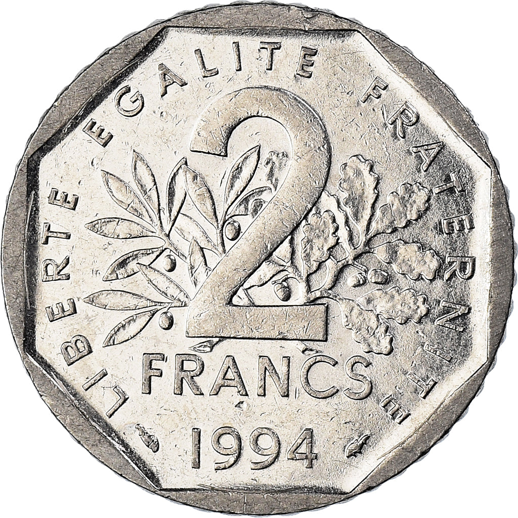 Coin, France, 2 Francs, 1994
