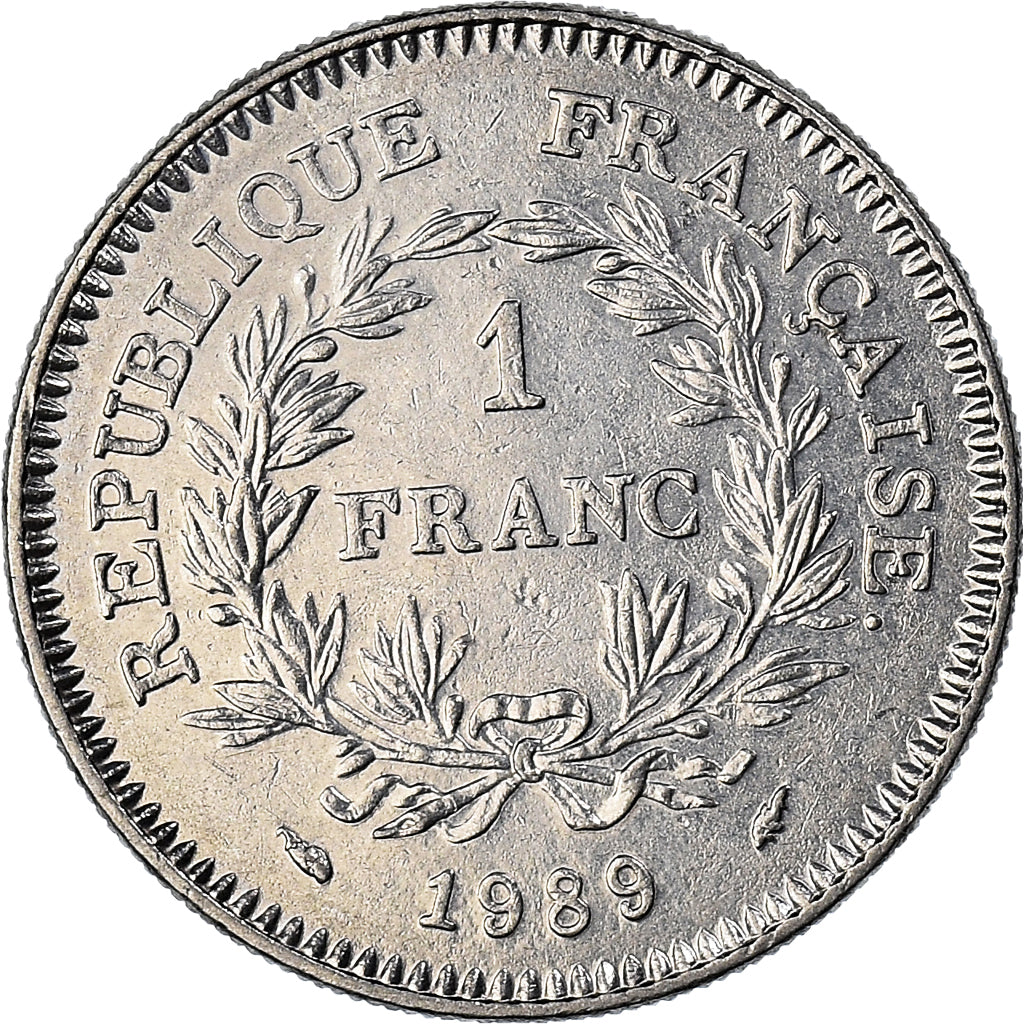 Coin, France, Franc, 1989