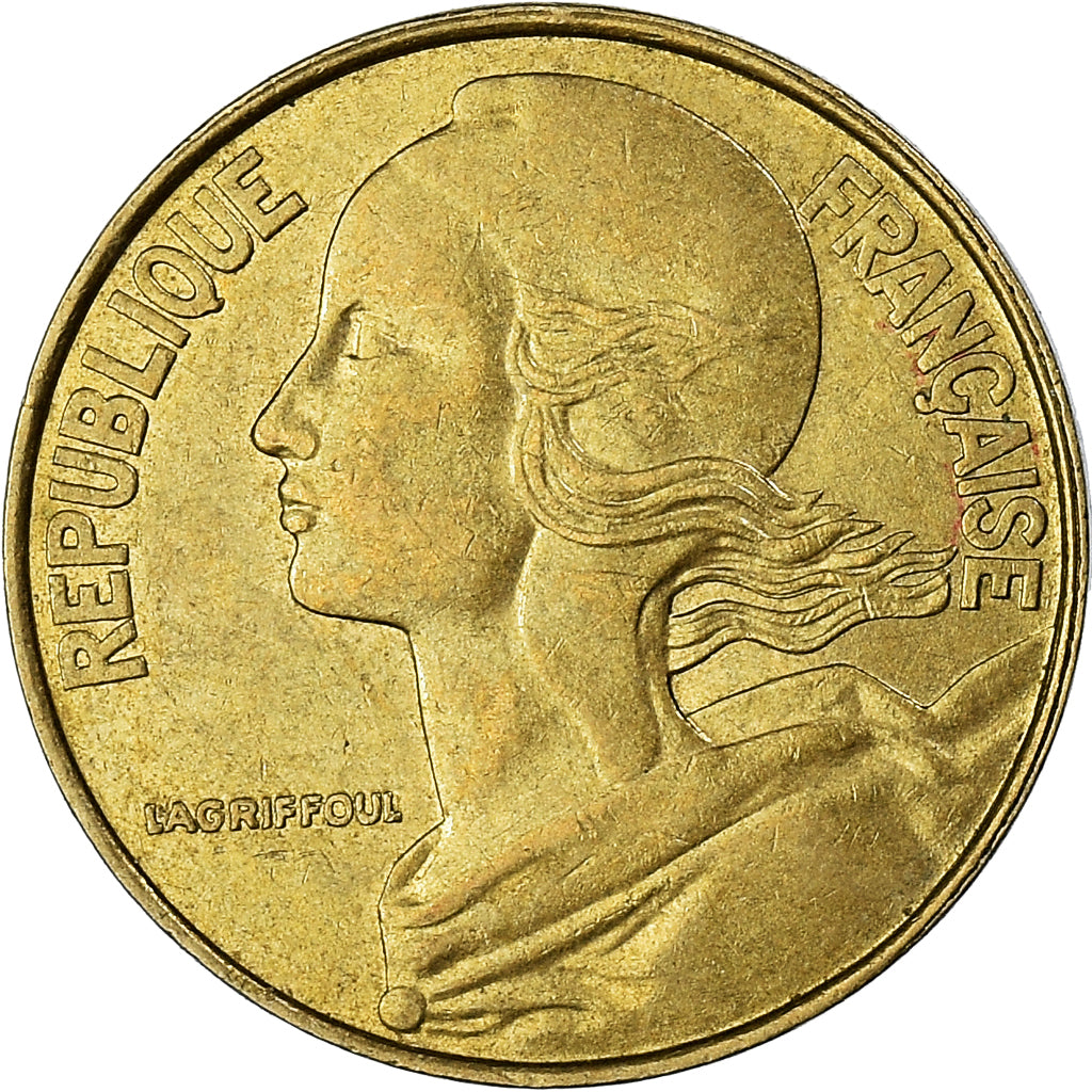 Moneda, Francia, 20 Centimes, 1991