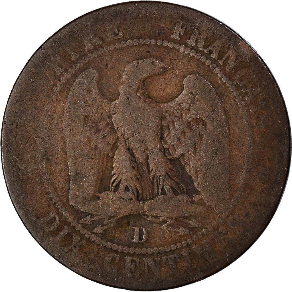 Moneta, Francia, 10 Centimes, 1856