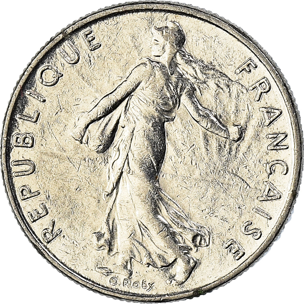 Coin, France, 1/2 Franc, 1994