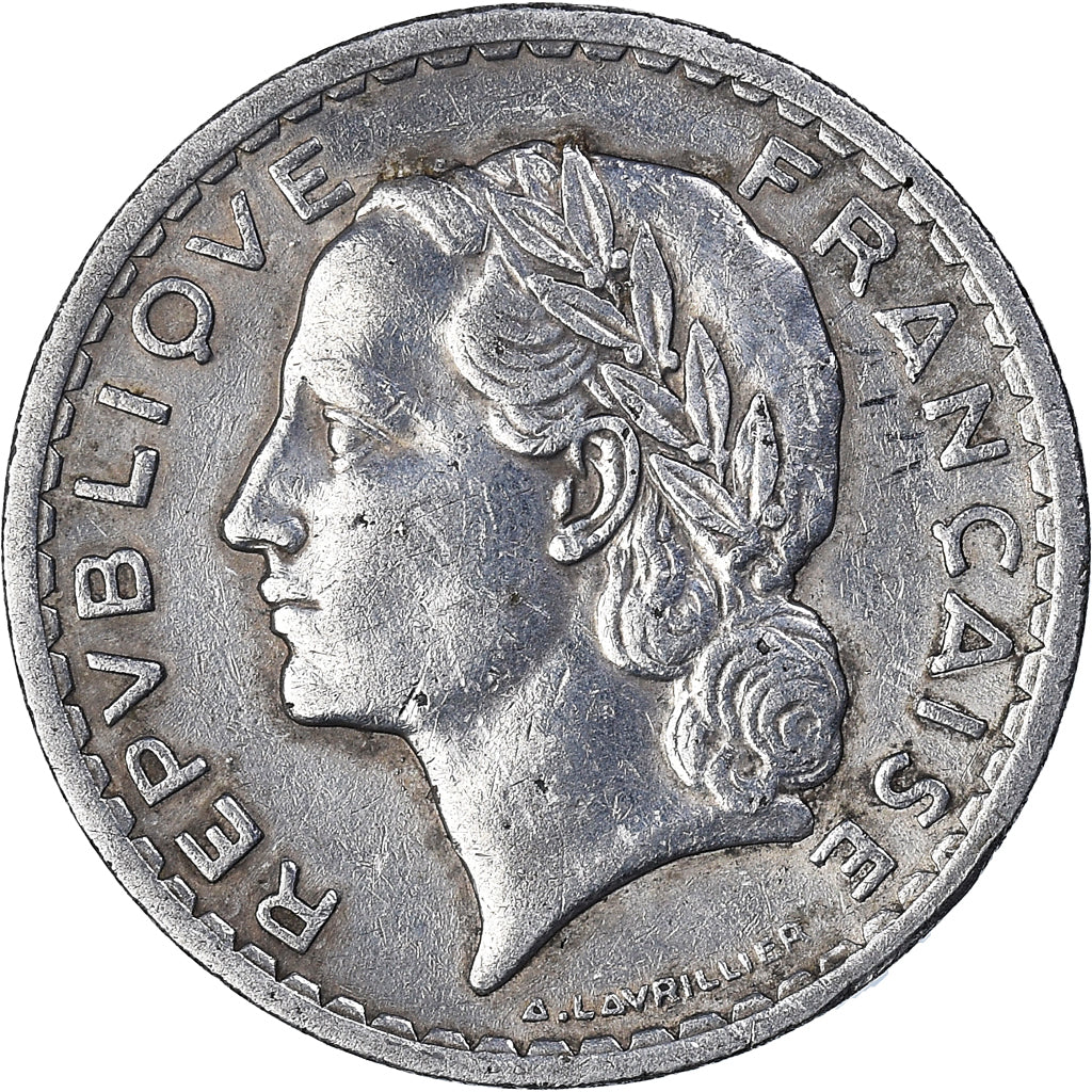 Coin, France, 5 Francs, 1947