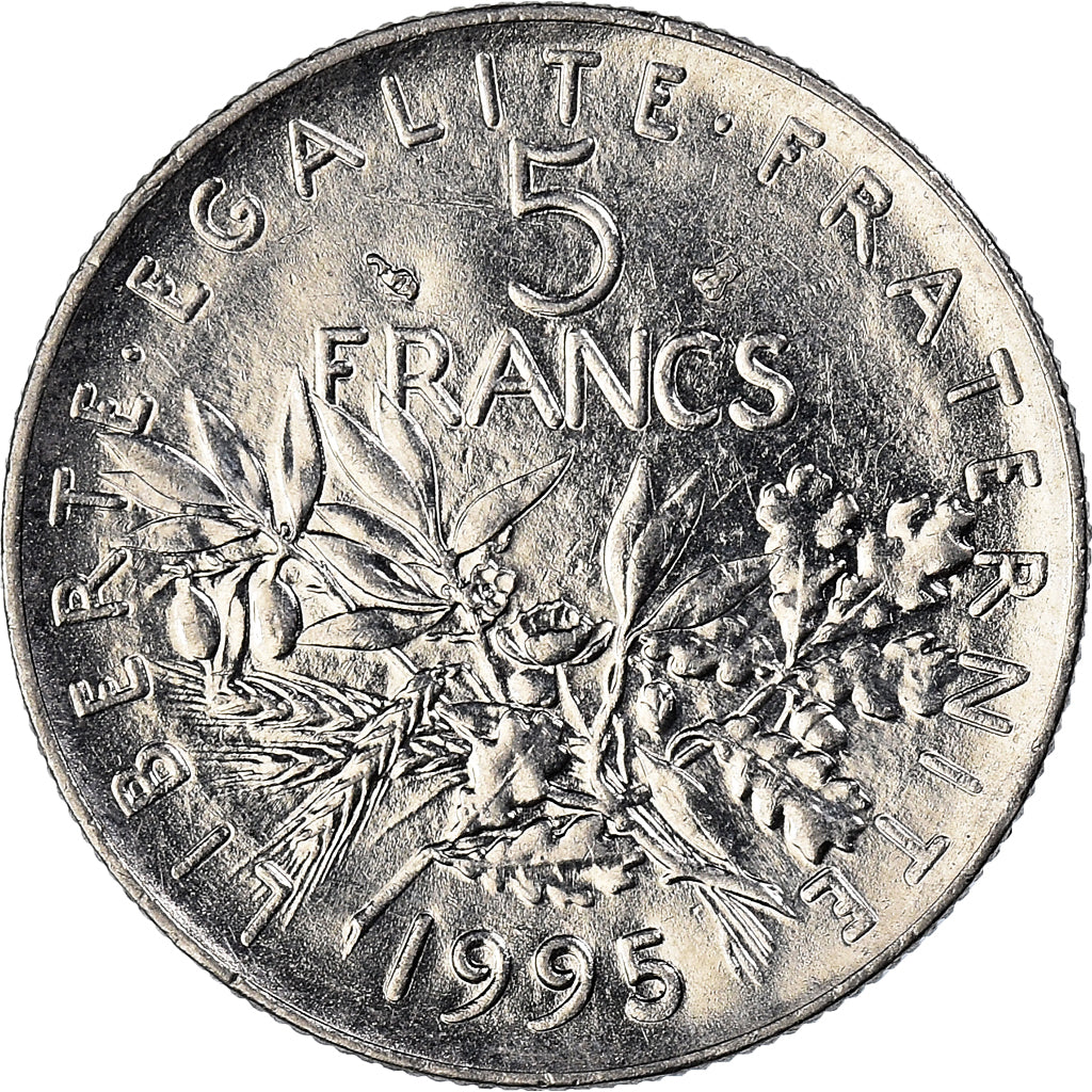 Coin, France, 5 Francs, 1995