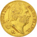 Louis XVIII, 20 Francs Or au buste nu 1819 A, Paris, KM 712.1