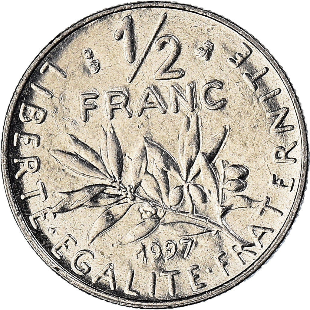 Moneta, Francia, 1/2 Franc, 1997