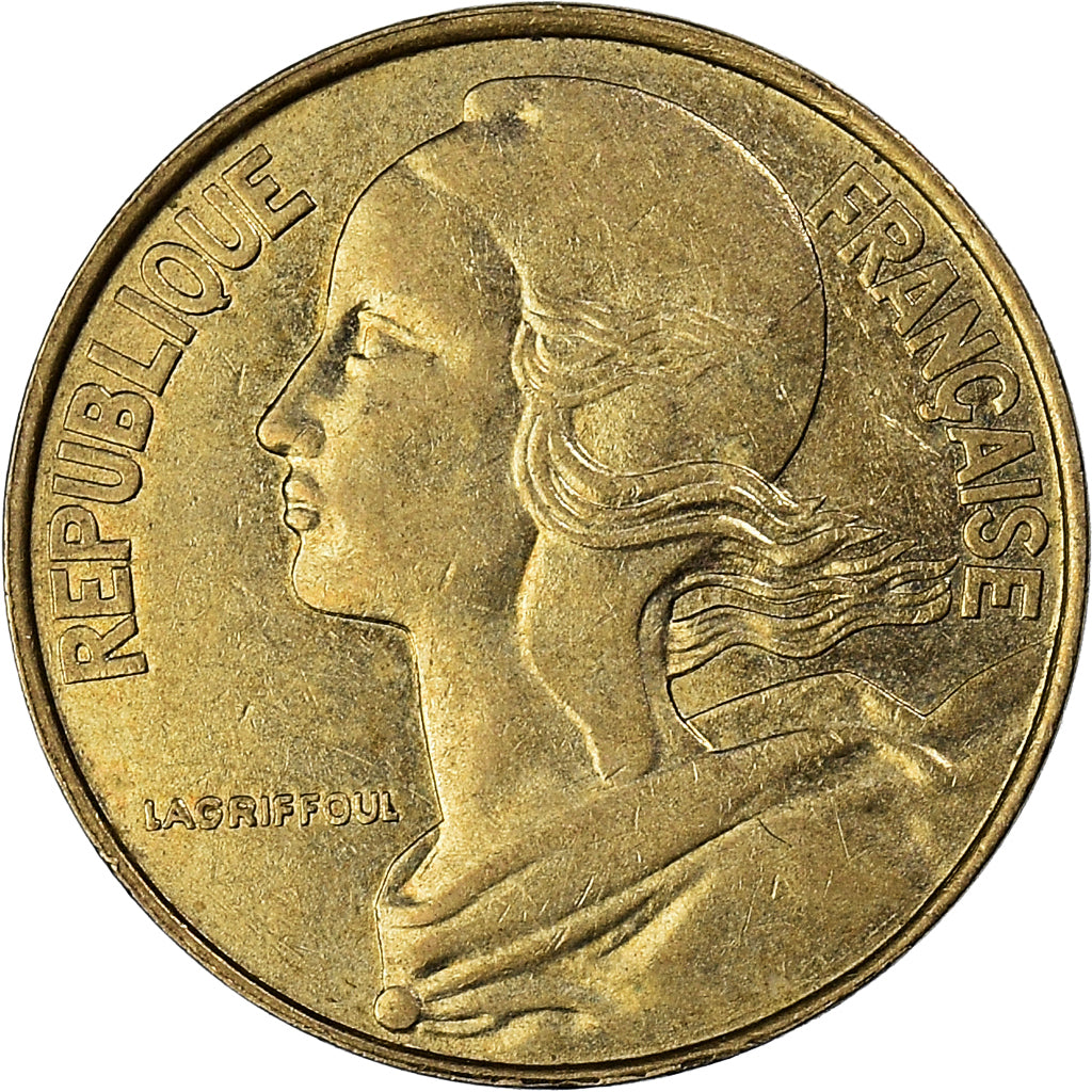 Moneda, Francia, 20 Centimes, 1992