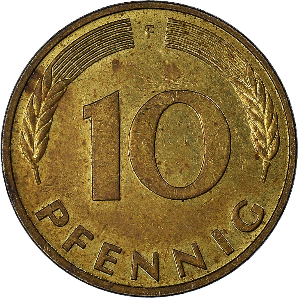 Moneta, Niemcy - RFN, 10 Pfennig, 1982