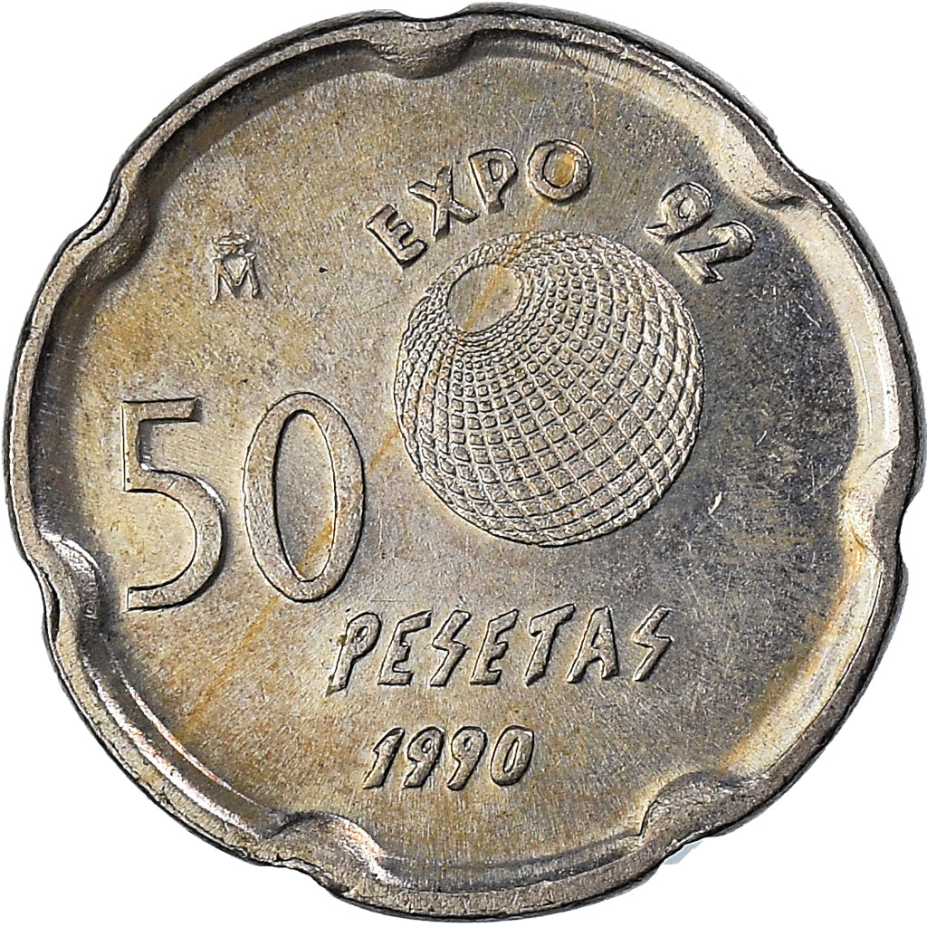 Munten, Spanje, 50 Pesetas, 1990