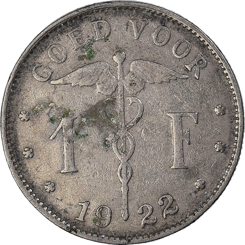 Moneda, Bélgica, Franc, 1922