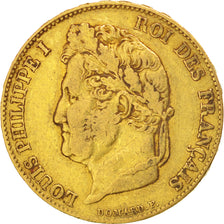 Louis-Philippe, 20 Francs Or 1833 B, Rouen, KM 750.2