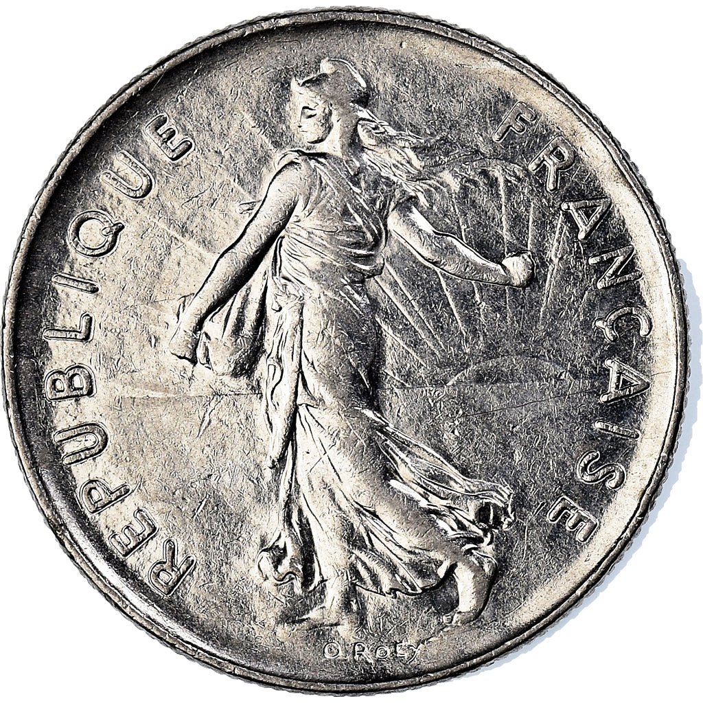 Moneda, Francia, 5 Francs, 1990